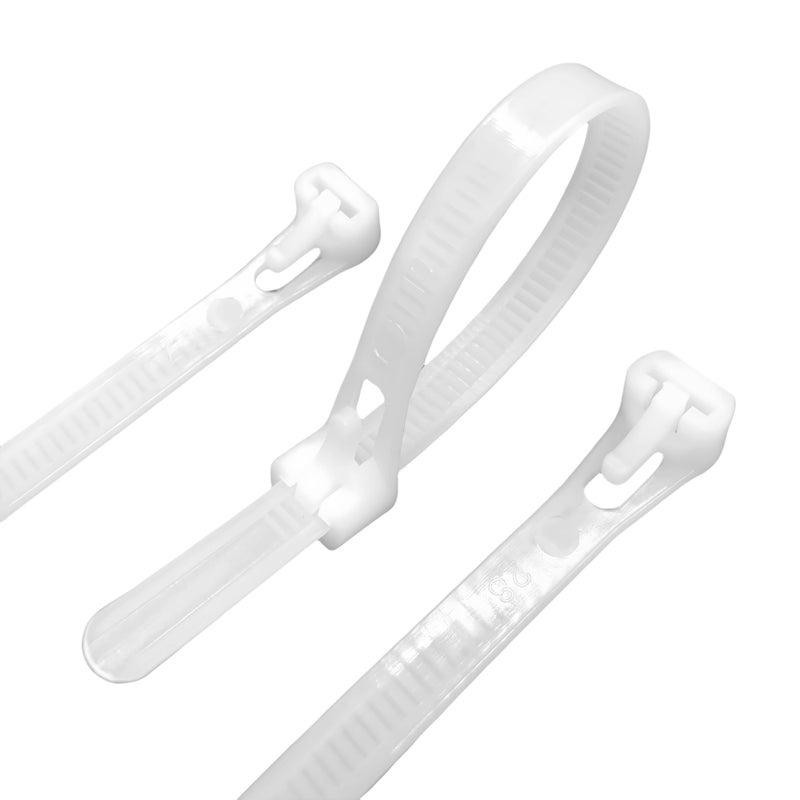 HOTUN Zip Ties (White, 12 Inch) - Image 1